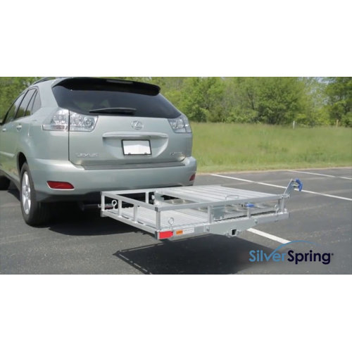 Silver Spring Folding Aluminum Scooter And Wheelchair Carrier With Ramp